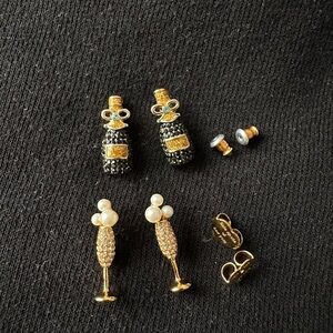 2 Pairs Kate Spade Festive Earrings